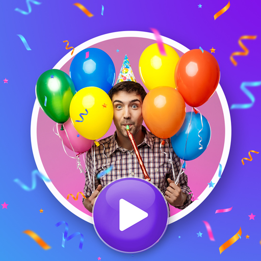 ikon Birthday video maker with phot