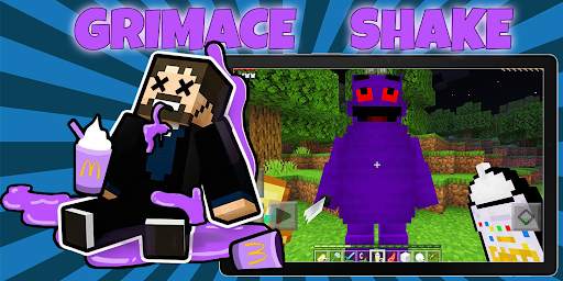 Grimace Shake Mod Minecraft screenshot 3