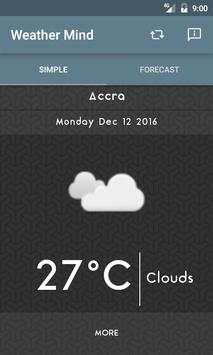 WeatherMind screenshot 1