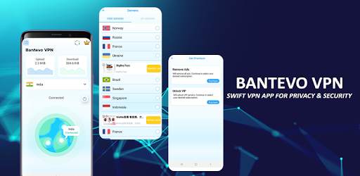 Bantevo VPN - Swift VPN app for privacy & security screenshot 1