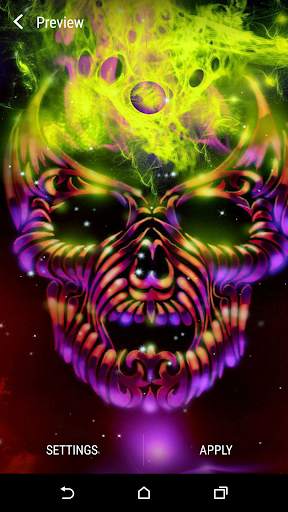 Lightning Skull Live Wallpaper screenshot 5