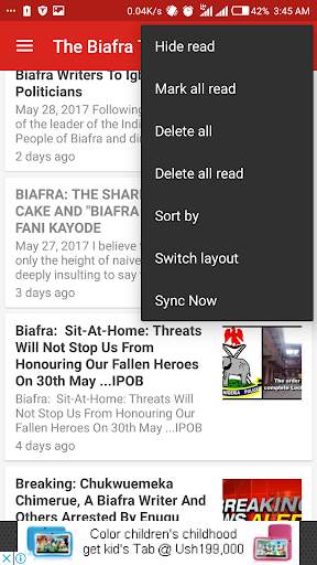 Biafra News Feeds screenshot 4
