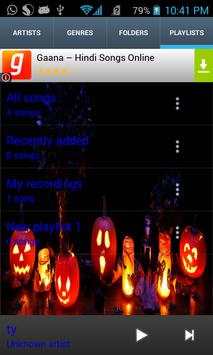 Halloween Theme Music Player screenshot 1