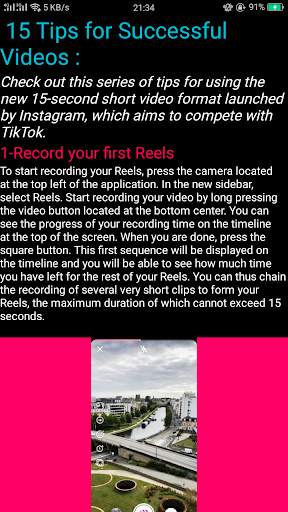 Guide for ‌Instagram Reels screenshot 5
