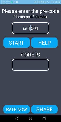 Radio code generator for Renau screenshot 3