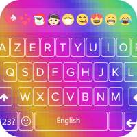 Rainbow Love Emoji Keyboard for android logo