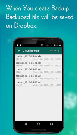 Contact Backup screenshot 8