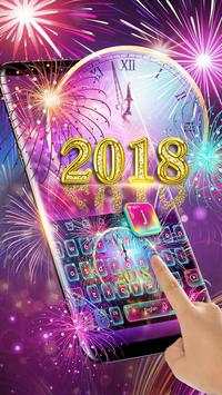 Happy New Year Keyboard Theme screenshot 2