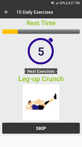 10 Daily Exercises - Full Body Workout screenshot 7