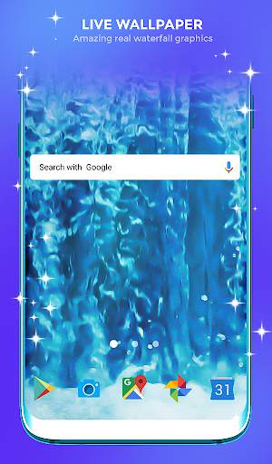 Waterfall Live Wallpaper Theme screenshot 2
