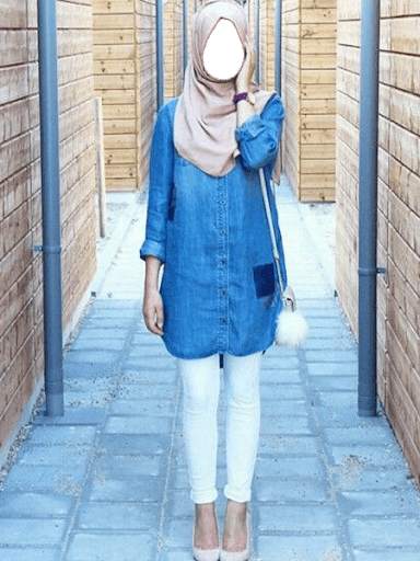 Girls Hijab Photo Frames 2 تصوير الشاشة