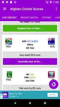Afghan Cricket Scores screenshot 3