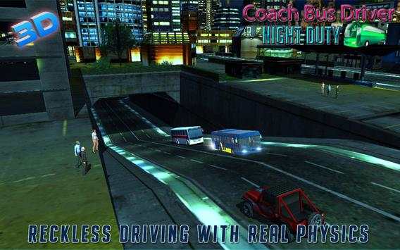 Pelatih bus tugas sopir malam screenshot 2