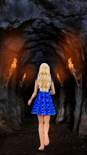 Flying Girl Runner. screenshot 2