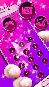 Butterfly Purple Theme स्क्रीनशॉट 5