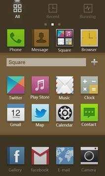 Square GO Launcher Theme screenshot 5