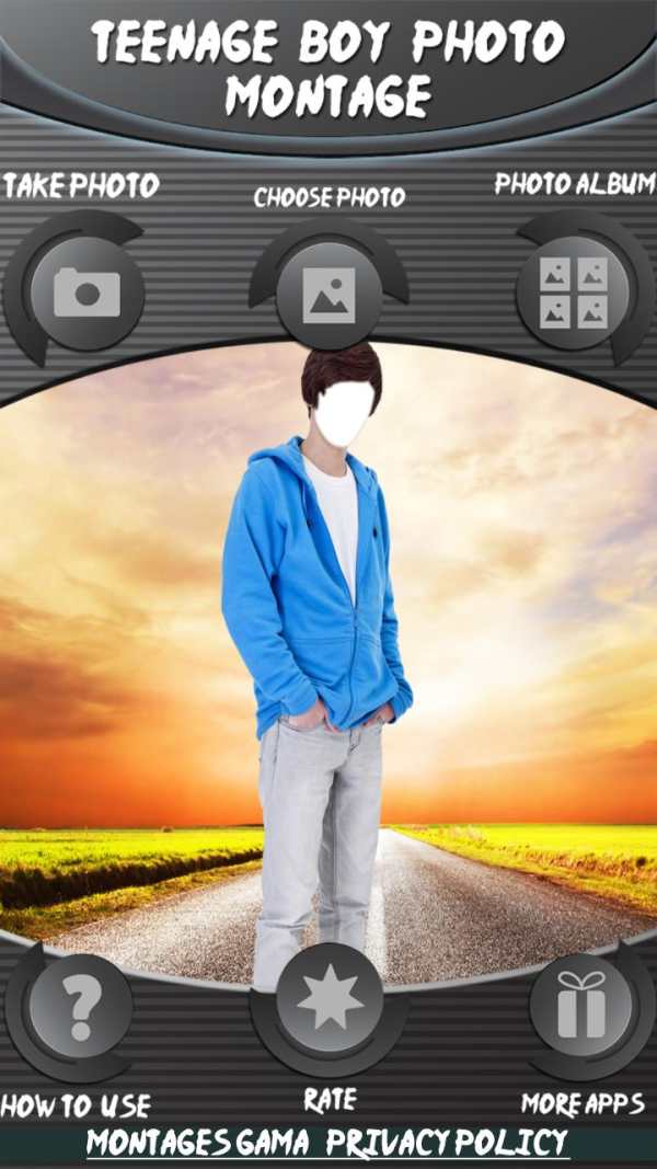 Teenage Boy Photo Montage screenshot 3