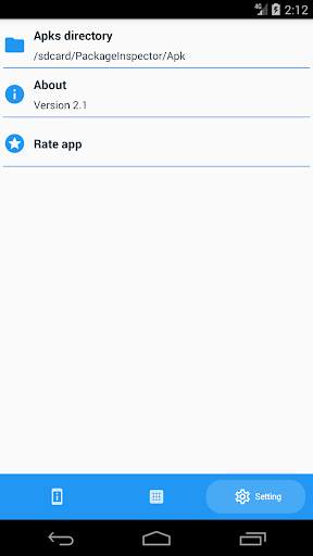 Package inspector: Device info, App info screenshot 5