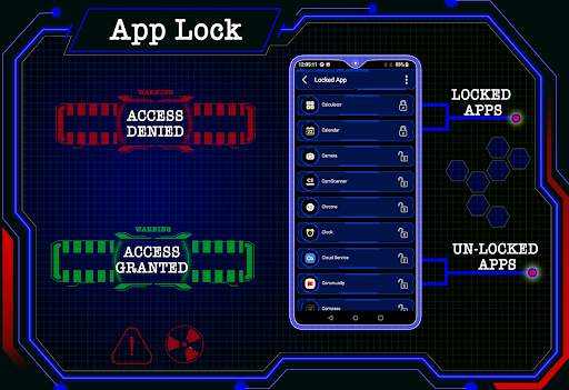 Classic launcher - App lock screenshot 6