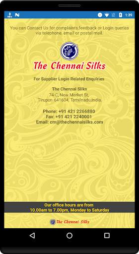 THE CHENNAI SILKS - SUPPLIER screenshot 11