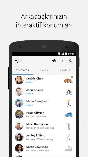 Typi Messenger screenshot 1
