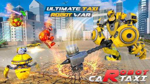 Taxi Robot Car Transformation screenshot 3