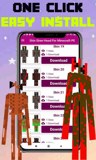 Siren Head skins for Minecraft PE screenshot 6