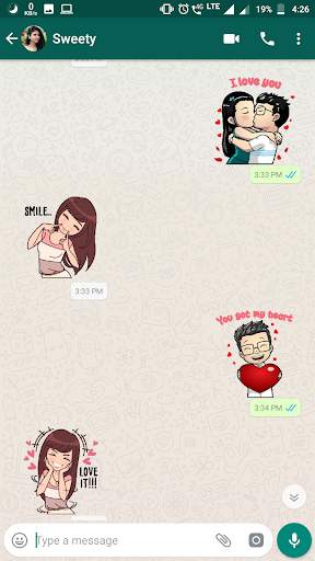 Couple Stickers For WhatsApp - WAStickerApps screenshot 6
