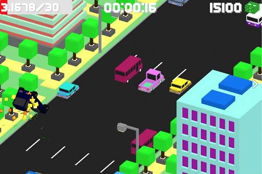 Blocky highway racing screenshot 4