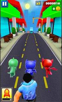 Pj Subway Dash Masks Adventure 3D скриншот 6