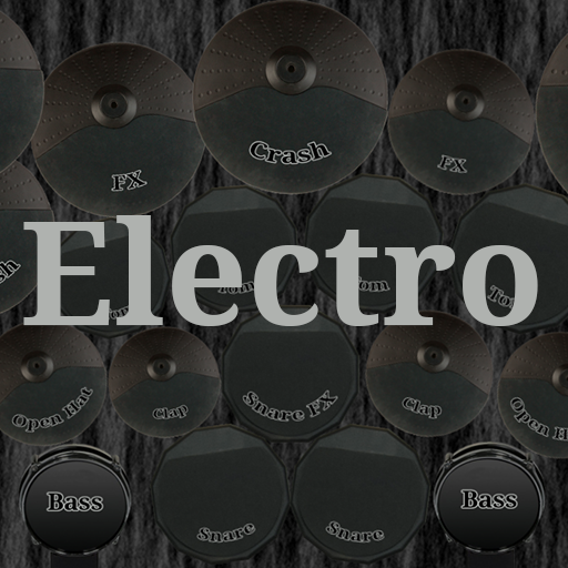 Electronic drum kit icon
