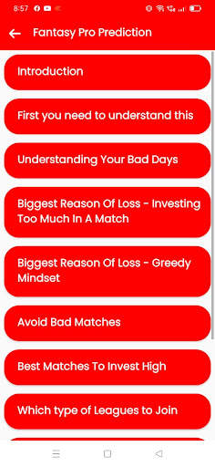 Dream Team - Cricket Predictions & Wining Tips screenshot 5