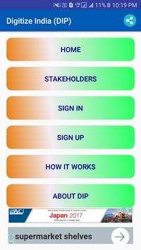 Digitize india (DIP) app screenshot 1