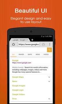 Ultron Browser - fast web explorer browser screenshot 3