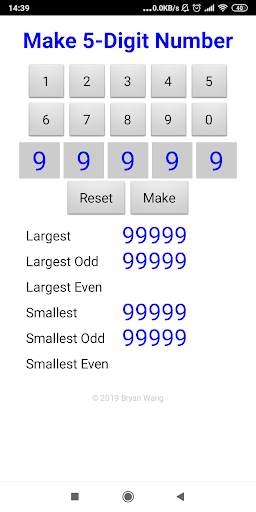 Make 5-digit Number screenshot 4