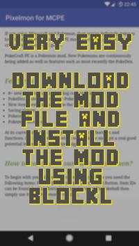 Download Pixelmon MOD for MCPE screenshot 3