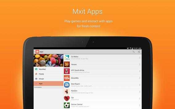 Mxit скриншот 6