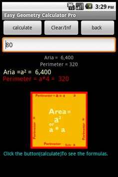 Geometry Calculator Lite скриншот 4