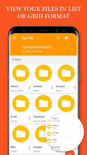 Easy Zip Unzip Tar Rar Unrar - File Manager screenshot 7