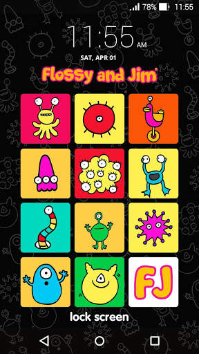 Flossy and Jim Lock Screen 7 تصوير الشاشة