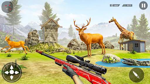เกมล่าสัตว์ล่าไดโนเสาร์จริงปะทะนักล่าสัตว์ Hunter screenshot 5