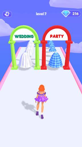 Hover Skirt: stack & dress up screenshot 2