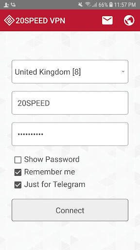 20SPEED VPN स्क्रीनशॉट 3