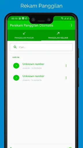 Perekam Panggilan Otomatis screenshot 1