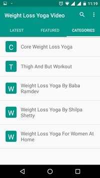 Weight Loss Yoga VIdeos screenshot 4