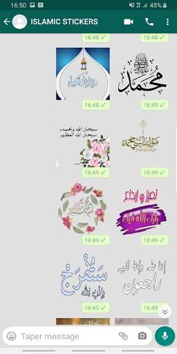 islamic stickers for Whatsapp - WASTICKERAPPS screenshot 3