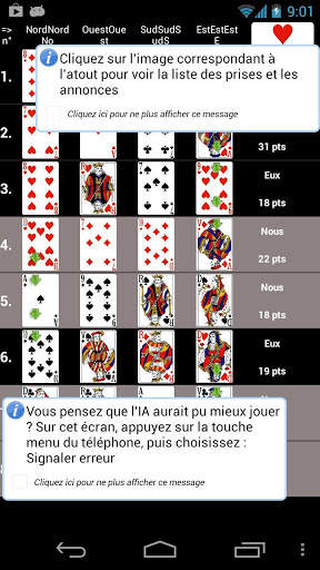 Belote Andr Free screenshot 8