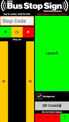 NYC Bus Stop Sign screenshot 1
