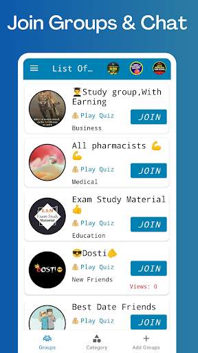 Join Active Social Group links screenshot 1