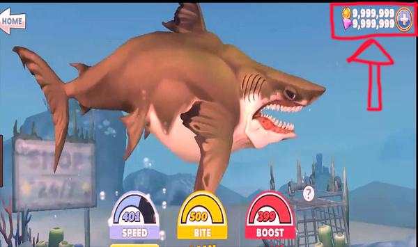 CHEAT Hungry Shark World Prank screenshot 1